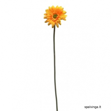 Dirbtinė gėlė Gerbera 60CM (geltona)