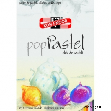 Piešimo sąsiuvinys "POP PASTEL" 245X345 MIX 20 lapų