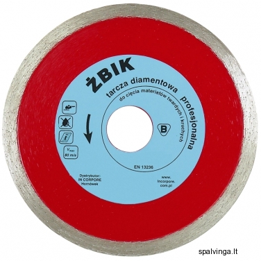 Deimantinis pjovimo diskas ŻBIK IN CORPORE, skersmuo 230 mm