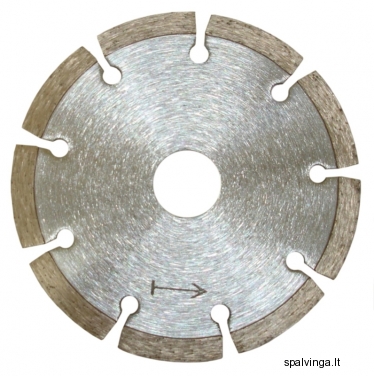 Deimantinis pjovimo diskas BF115 IN CORPORE, skersmuo 115 mm