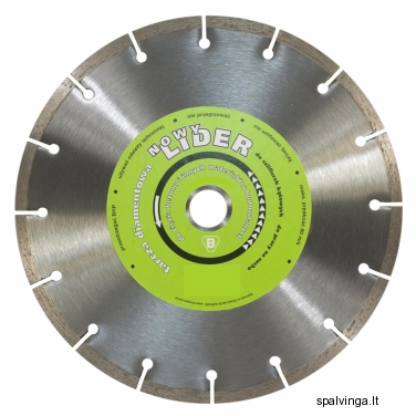 Deimantinis pjovimo diskas LIDER IN CORPORE, skersmuo 115 mm